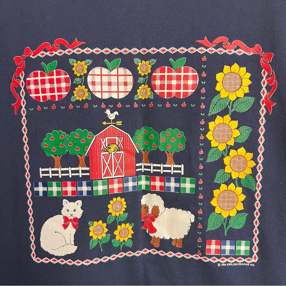 Vintage Single Stitch 1994 Farmcore Tee - Picture 2 of 6